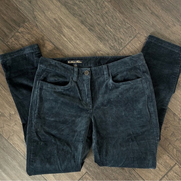 Brooks Brothers Navy Corduroy Pants | Size 4 | Straight Leg Classic Fit - Picture 1 of 7